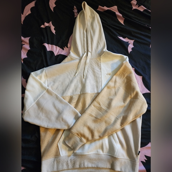 Small men's tan patch Vans hoodie - Picture 3 of 5